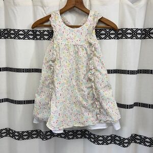Shabby Chic Girls Floral Ruffle Dress Size 4T Spring Easter‎ Outfit